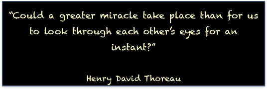 Looking through each other's eyes