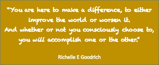 You are here to make a difference