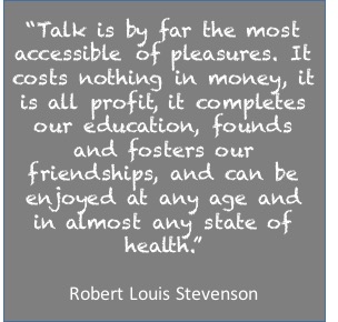 Talk, Robert Louis Stevenson