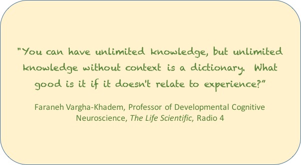 Knowledge without experience