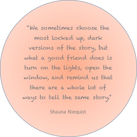 What a good friend does