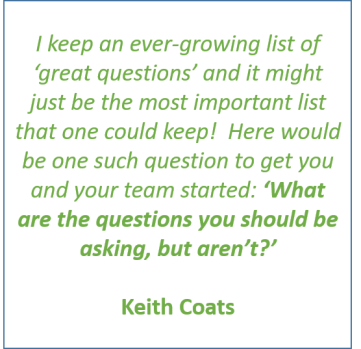 Keith Coats, great questions